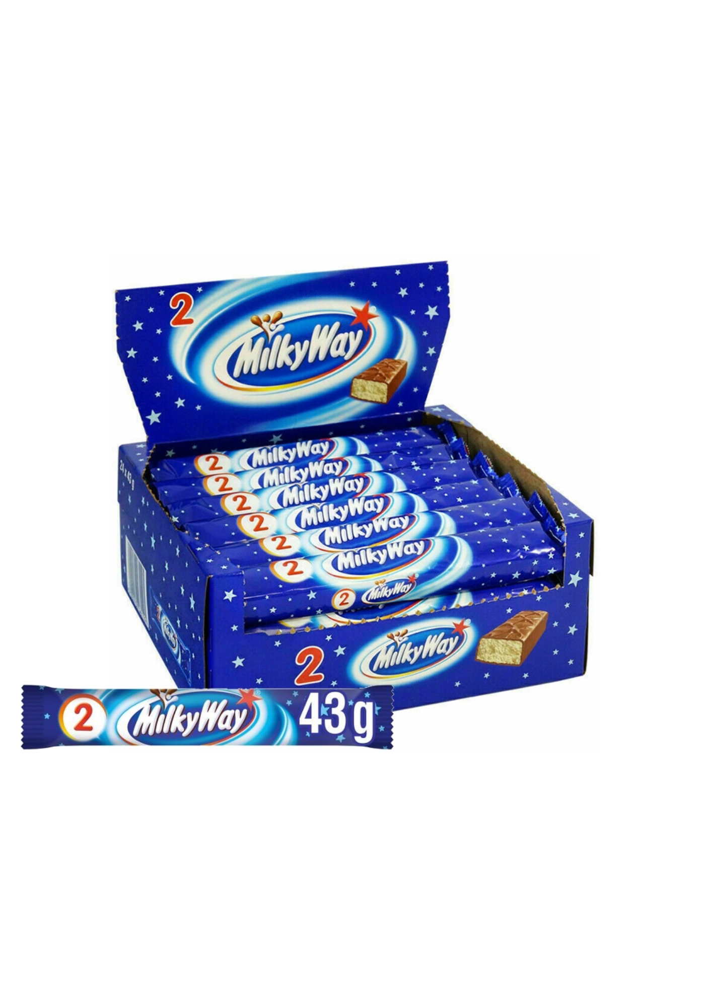 ♥milky way shop 在庫♥ MilkyWay - 43 g x 30 pieces | Candy Stock