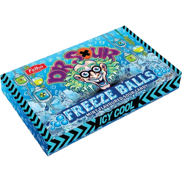 Dr. Sour Freeze Balls - 12 x 80 g | Candy Stock